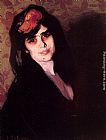 Portrait of a young woman by Ignacio Zuloaga y Zabaleta